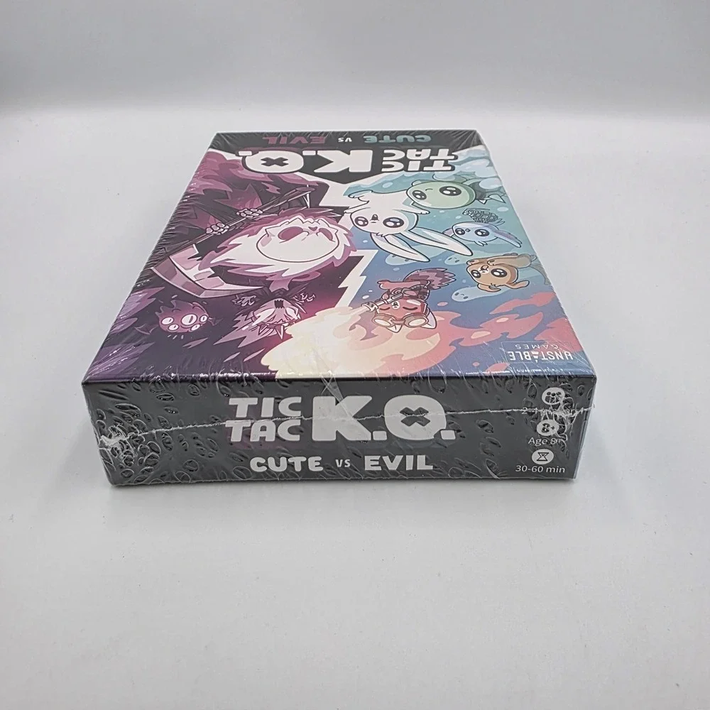 Tic Tac K.O: Cute vs Evil Card Game 8+ K.O. 2-4 Players. New‎ & Sealed